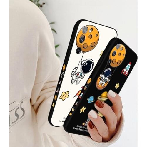 Planet Moon Silicone Cases For Samsung Galaxy Note 10 Lite 20 Back Cover Matte Bag Coque For Samsung S11 Plus S20 FE S21 Ultra