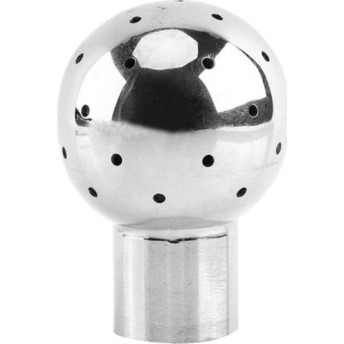 DN15 0.5inch Wide Use Easy Install Thread Small Tank Cleaning Ball Stainless Steel Pipe Fittings Accessories Rotary Spray CIP