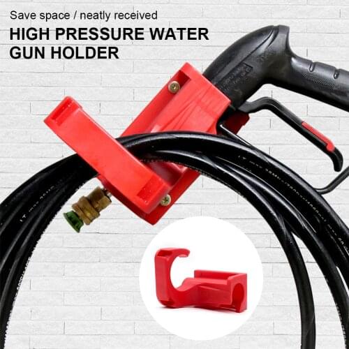 High Pressure Water Gun Holder Hanging Rack Wall Mounted Car Washer Bracket Hose Hook Storage Holder for Auto Accessories Tools