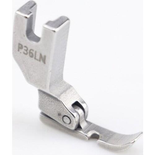 Flat car zipper presser foot P36LN left single-side presser foot, lockstitch machine single-side presser foot
