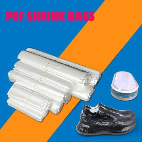 100 Transparent POF Heat Shrink Bags for Cosmetic Crafts Packaging Membrane Shrinkable Plastic Film Package Supplies Big Bag