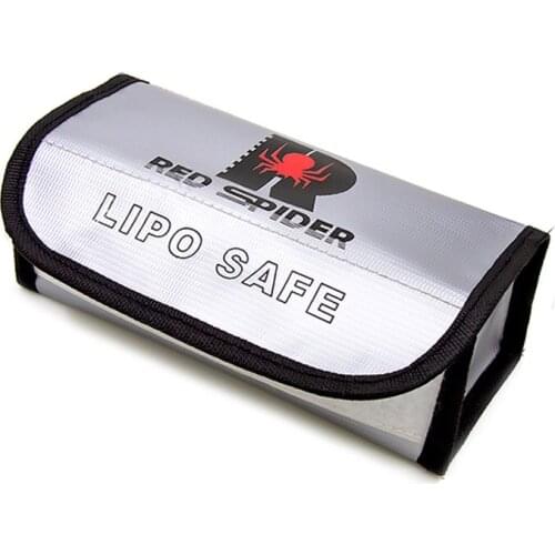 185x75x60mm Fireproof Lipo Battery Bag Fireproof Portable Explosion-Proof Airforth Lipo Battery for RC Model Drone Car