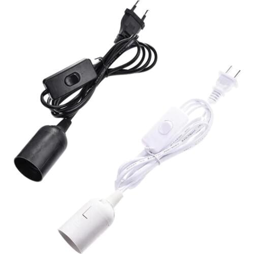 2 Mt Aç Kapa Arapuar Anahtarlı E27 Güç Kablosu Kablosu Tak Asılı Lamba Adaptörü