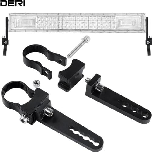2x 1.25'' Tube Bull Roll Bar Light LED Bar Mount Bracket Clamps Holder For Auto Car Truck Trailor Off Road ATV UTV Car-Styling