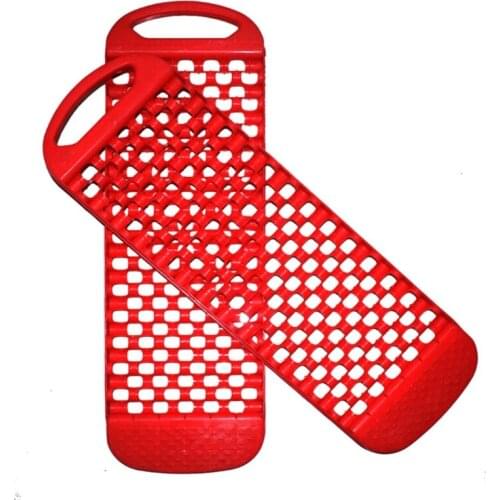 A0NE Emergency Rescue Anti-skid Board 2Pcs Car Recovery Tracks Board Road Tyre Ladder Recovery Traction Mats
