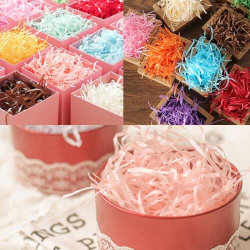 Raffia Paper Package Shredded Paper Confetti Gift Box Filling Decoration Wedding Party DIY Gift packaging Paper Decor Accessorie