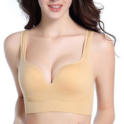 Bras For Women Push Up Bralette Plus Size Bra Seamless Women Underwear Padded Bra Brassiere Wireless Sports Vest Yoga Shirt