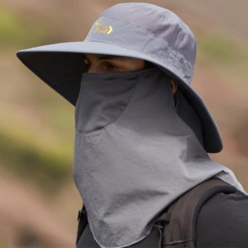 Summer Outdoor Unisex Fishing Caps Mesh Breathable Sunshade Sports Sunscreen Casual Climbing Quick-Drying Fishing Hat