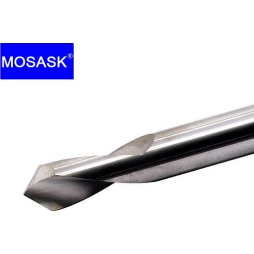 MOSASK 1PCS Tungsten Stainless Steel Copper Aluminum Lathe Bits Metal Working 4 6 8 MM Carbide Milling Cutter