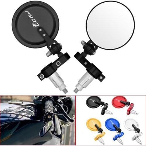Motorcycle Mirror CNC Aluminum Black Handle Bar End Rearview Side Mirrors For BMW F900 R F 900R 2019 2020 2021 With F900R Logo