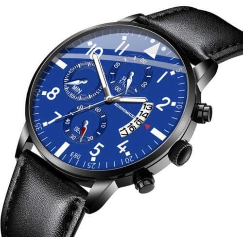 Luxury Brand Men Watch Fashion Leisure Ultra-thin Calendar Quartz Watches Leather Strap Watches The Clock Relogio Masculino