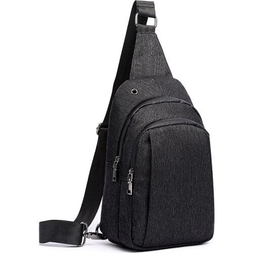 Men Anti-theft Crossbody Bags Male Waterproof Oxford Chest Pack Short Trip Messenger Sling Bag Shoulder Chest Bag Travel Bags