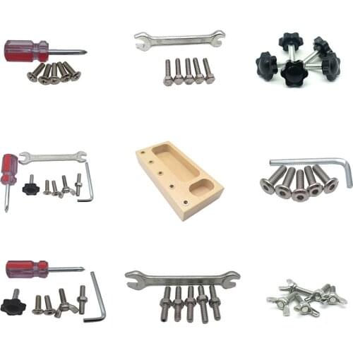 DIY Montessori Screw Bolts Sets Board Montessori Toy Kids Toddlers Early Toy Life Skills Toy for Children E1146F