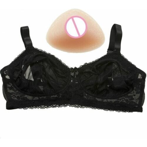 New Bra Pads C D Drag Bra Silicone Forms Underwear Fake Artificial Latex Boobs Transvestite Fillers Fake Breast Crossdresser
