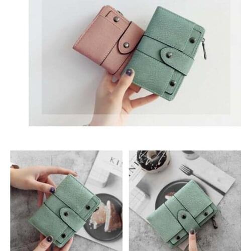 European Style Solid High Quality Soft Pu Leather Purse Men Women Short Wallet Multi Card Position Wallets Coin Bag Card Holder