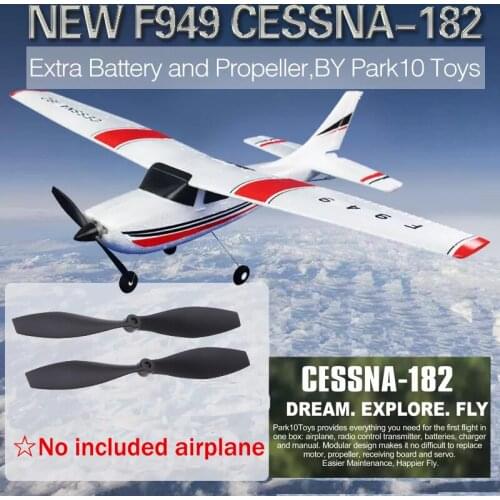 Parkten Free Shipping WLtoys F949 3CH RC Airplane Propeller Spare Parts 3PCS Park10 toys