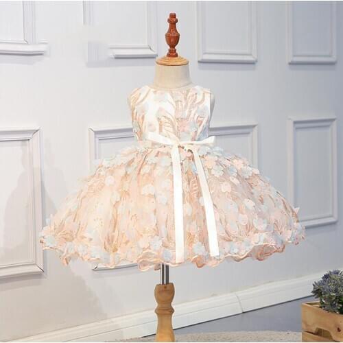 Toddler Baby Girl Infant Princess Dresses Baby Girl Dress For 1 Year Birthday Newborn Baby Girl Summer Dress Baby Baptism Gown