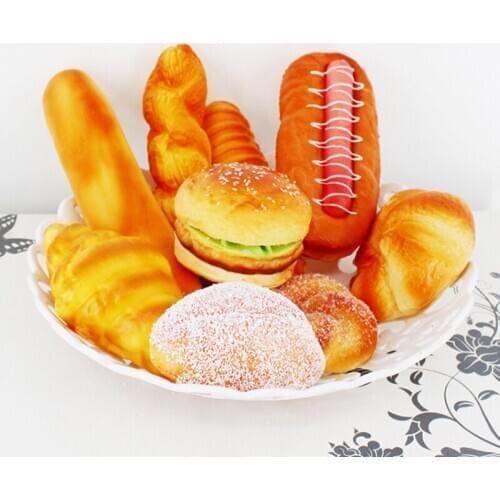 Fake Bread Artificial Bread Simulation Food Model Decoration Kitchen Prop Baguettes Decor Kids Toys Christmas Gift Party Favors