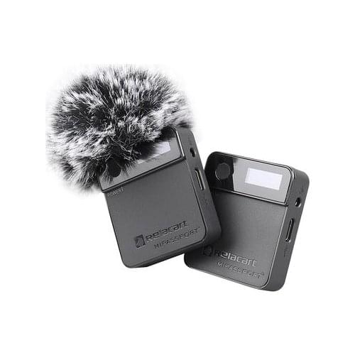 Relacart Mi1 Mi2 Mipassport Portable Lavalier Mic 2.4G Wireless Microphone System Podcast Interview Vlogging for camera