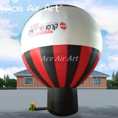 Attractive Round Standing Giant Inflatable rooftop Balloon for advertising made in China