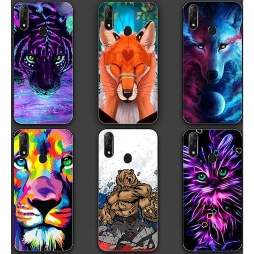 For ZTE Blade 20 V 10 V2020 Smart V9 V10 Vita AXON 11SE A3 A5 A7 2020 2019 L8 Silicone animal Case Cover Nubia N1 Lite N2 N3