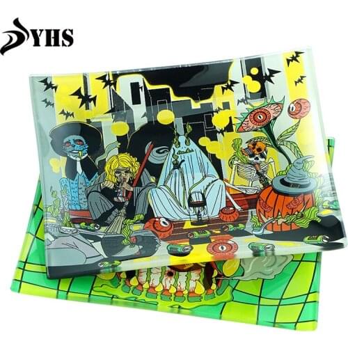 Glass Cigarette Plate Rolling Tray with Box Decorative Glass Tray for Girls Storage Tray Smoking Accessories Dropshipping