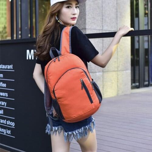 Ultralight Folding Backpack Waterproof Backpack Travel Bag Nylon Pack Mini Folding