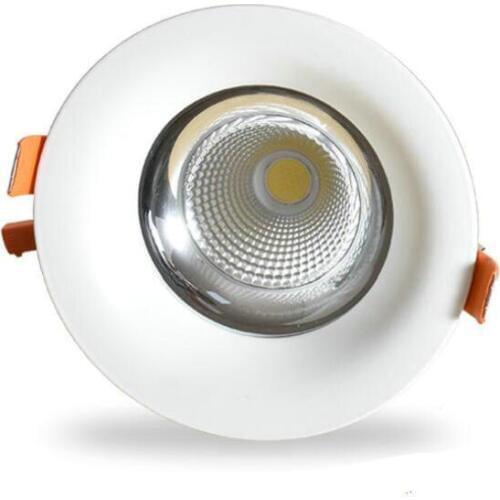 10W 15W 20W LED COB Ceiling DownLight Warm White Cold White Recessed LED Lamp For Home Lighting Decorate Black Body LemonBest