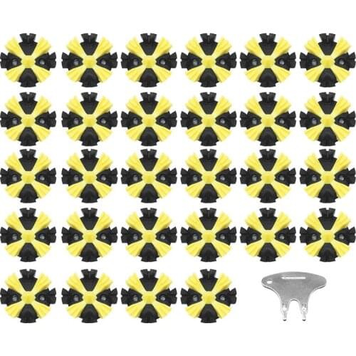 Top!-28 PCS Golf Spikes Replacement Golf Shoe Spikes Golf Shoe Cleats Replacements Easy Install Fits Most Golf Shoes