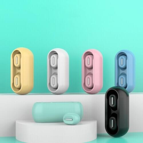TW3 Macaron TWS Wireless Headset Colorful Stereo Bass Bluetooth 5.0 HiFi In-Ear Hands-free Earphone For Xiaomi IPhone Huawei