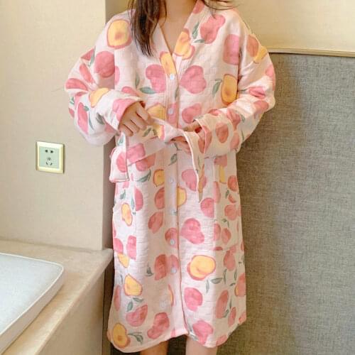 Женские хлопковые халаты UVRCOS China At AliExpress