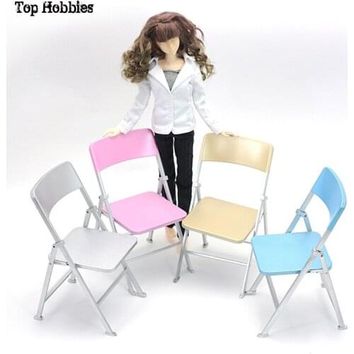 Scale 1:6 folding chairs model Dollhouse Toy action figure accessories Dollhouse Miniature Furniture f 12"soldiers dolls BJD SD