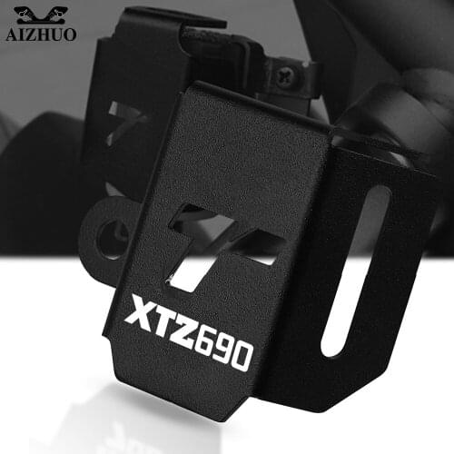 XTZ 690 700 Motorcycle Rear Brake Reservoir Guard Cover Protector FOR YAMAHA TX690Z XT700Z TENERE700 2019 2020 2021 XTZ690 LOGO