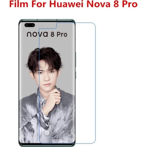 1/2/5/10 Pcs Ultra Thin Clear HD LCD Screen Protector Film With Cleaning Cloth Film For Huawei Nova 8 Pro BRQ-AN00