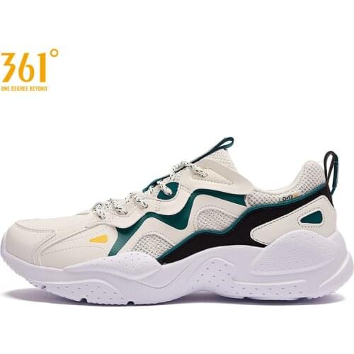 361 Degrees 20Q3 Men Classic Design Sneakers Knitting Stitching Non-Slip Sport Shoes W572036785