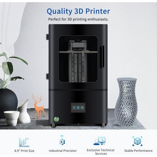 YIDIMU L809D 3D Printer UV Photocuring LCD Resin 3D Printer High Precise with 8.9 Inch 4K Monochrome LCD Offline Printing