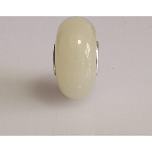 925 Sterling Silver Night Light Murano Glass Beads Fit Original Charm Bracelet Lampwork Beads for Jewelry Making DIY Beads