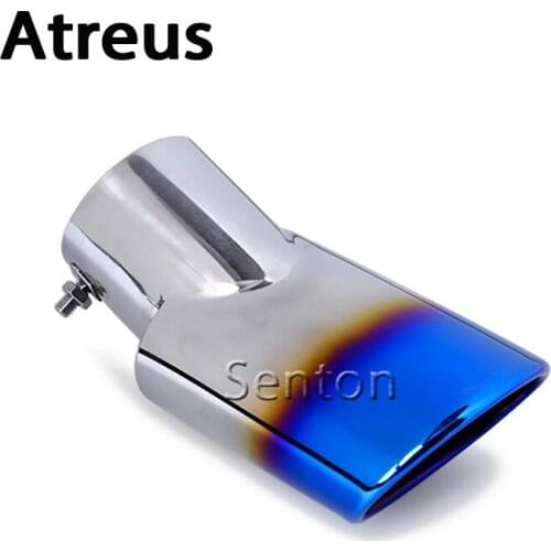 Atreus 1pcs Car exhaust tip cover Stainless steel For HONDA CRV CR-V For Honda CRV 2012 2013 2014 2015 Accessories