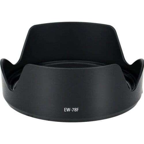 Camera Lens Hood EW-78F for Canon EOS RP with RF 24-240mm F4-6.3 IS USM 72mm Filter Lens