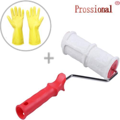 Pattern Embossing Cylinder Painting Roller DIY Patterned Paint Roller Decorative Brush Environmental Protect Imitation Brick
