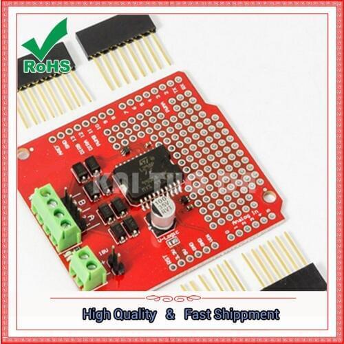 To match L298P high current dual car motor drive board intelligent car recommended board