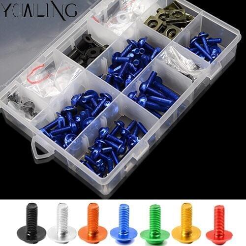 For SUZUKI GSF650 GSF650S BANDIT GSF650N BANDIT 2007 - 2015 Full Fairing Bolts Kit Speed Nuts Motorcycle Side Covering Screws