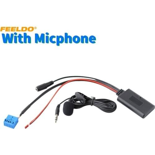 FEELDO Car Wireless Bluetooth Module Radio Aux Cable For Volkswagen Golf Polo Passat Music Audio radio AUX Adapter #HQ6273