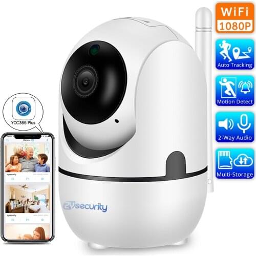 1536P WiFi Dome IP Camera Auto Tracking 3MP Wireless Home Security Cloud Pan Tilt Zoom Network Video Surveillance Camera YCC365