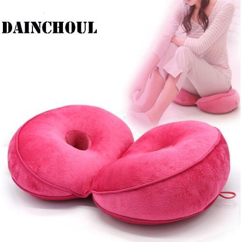 Multifunction Sofa Chair Cushion Office Nap Pillow Car Seat Beautiful Hip Cushions Memory Foam Fold Pillows For Home Dropship