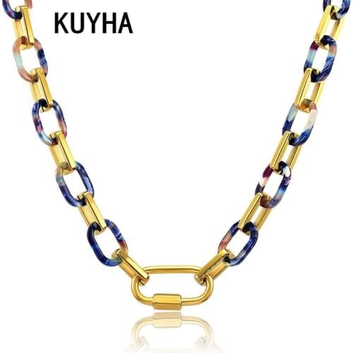 Mens Smooth Lock Pendant Chain Link Casual Necklace Simple Necklace Pendant Necklace Accessories Charm Jewelry