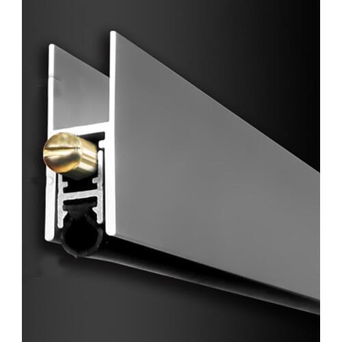 New office door H-type special aluminum alloy door bottom automatic lifting acoustic sealing strip