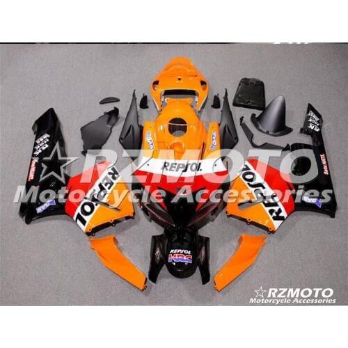 New ABS Motorcycle fairing Fit For Honda CBR600RR F5 2005-2006 Bodywork Injection mold orange red blackStore No.0091