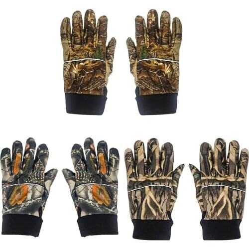 Bicycle Gloves Sports Fingerless Gloves Unisex Camouflage Road Bike Cycling Equipment Polyester Non-slip Fitness Gloves