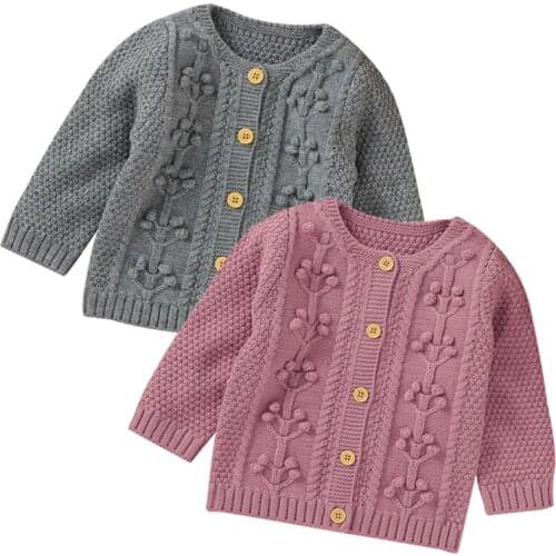 Kids Cardigan Sweaters Toddler Baby Girl Sweater Coat Autumn Winter Newborn Baby Girls Knitting Cardigan Kids Clothes